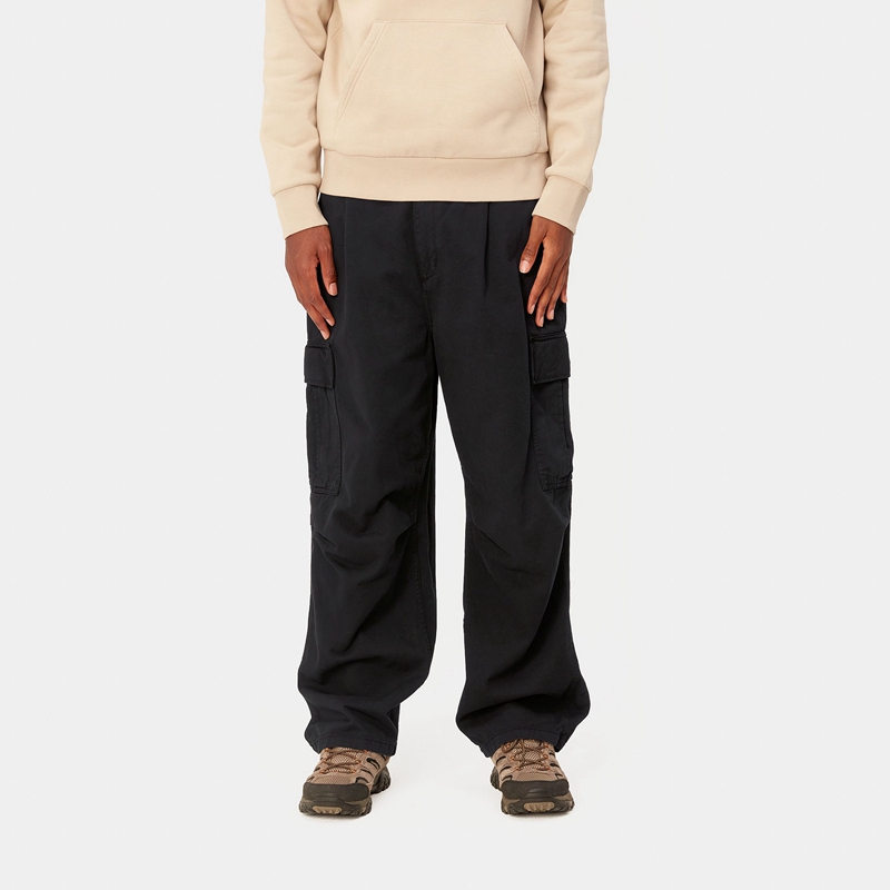 Black Men Carhartt Cole Cargo Pants | HEO-875364