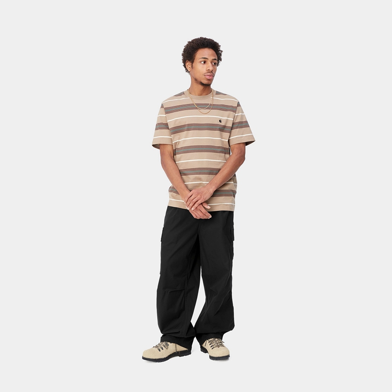 Black Men Carhartt Cole Cargo Pants | HRS-041376