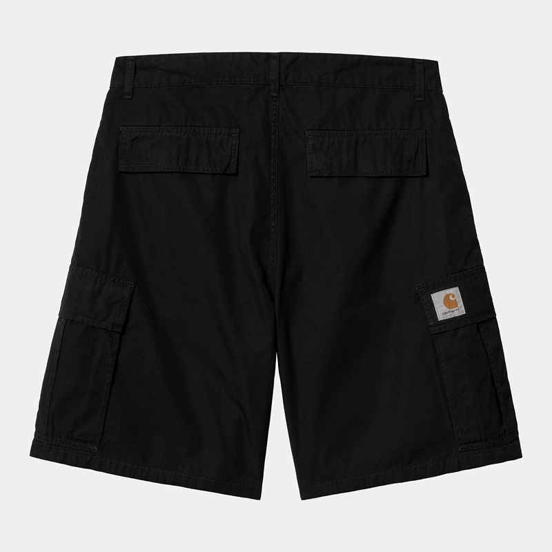 Black Men Carhartt Cole Cargo Shorts | RHU-243590