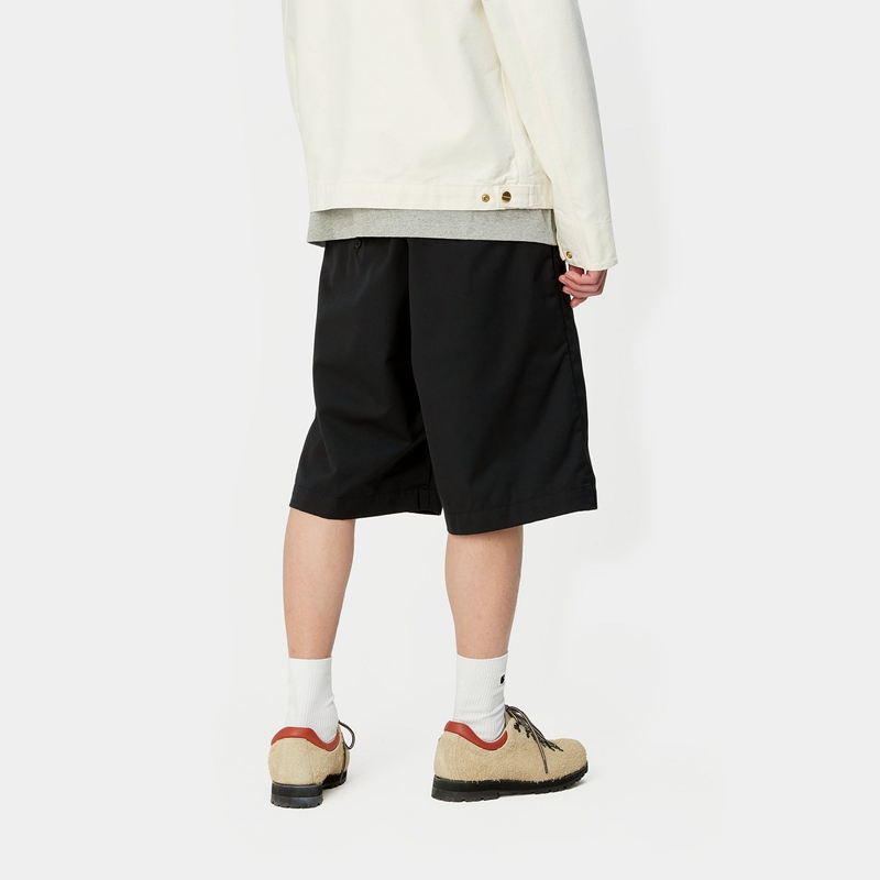 Black Men Carhartt Craft Shorts | SYX-762840