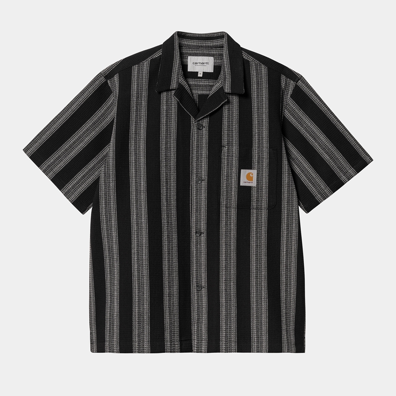 Black Men Carhartt Dodson Shirts | YZT-625071