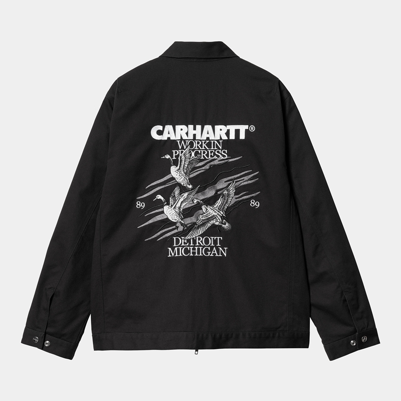 Black Men Carhartt Ducks Jackets | OID-319748