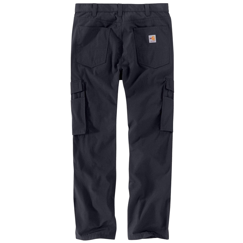 Black Men Carhartt Flame-Resistant Force® Relaxed Fit Ripstop Cargo Work Pants | JUG-368059