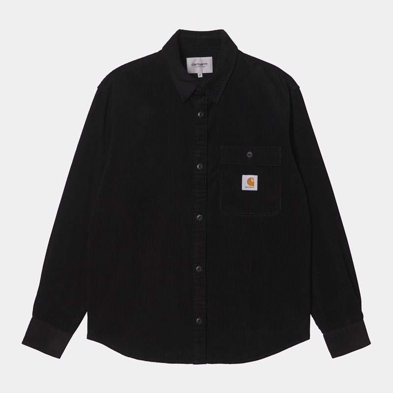 Black Men Carhartt Flint Shirts | CTA-548927