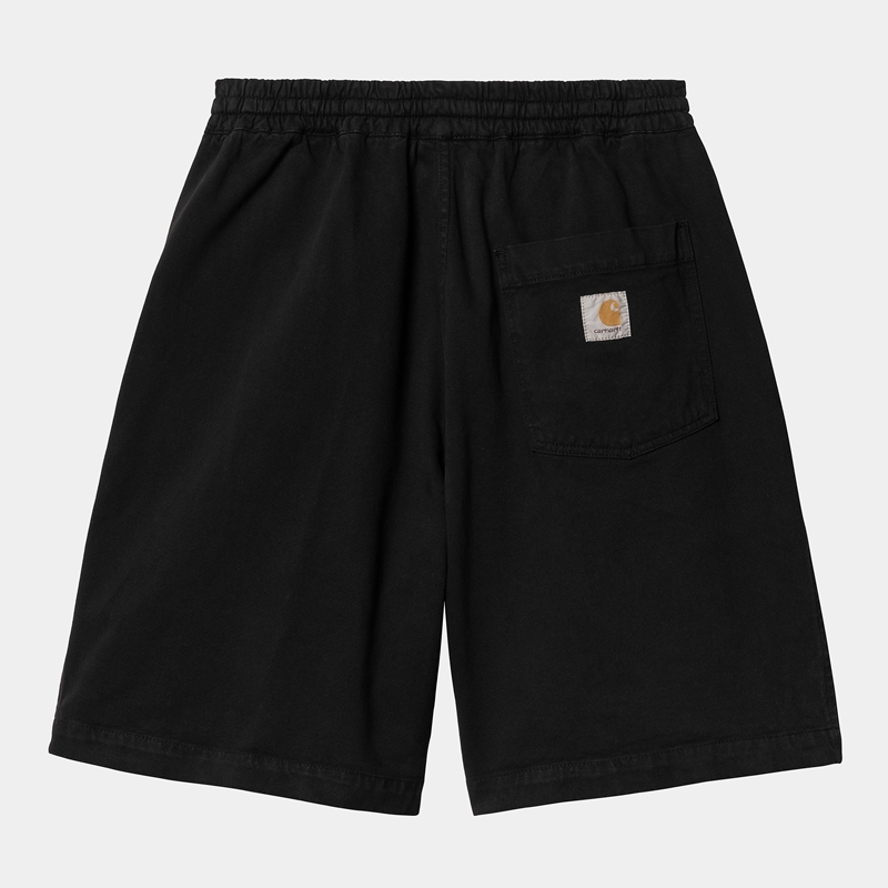 Black Men Carhartt Floyde Shorts | ZWO-583204