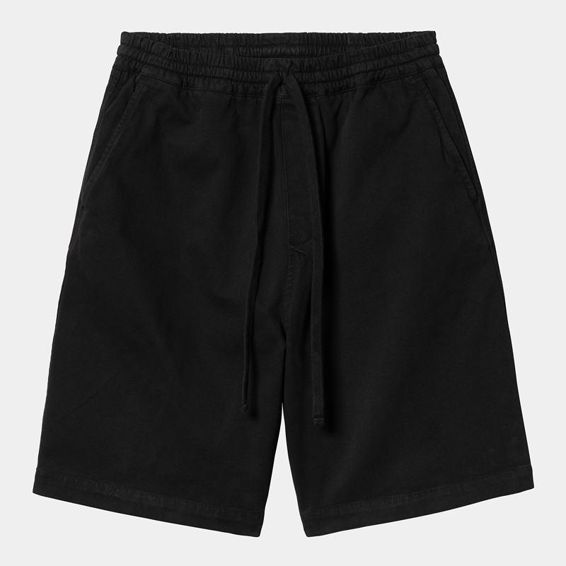 Black Men Carhartt Floyde Shorts | ZWO-583204