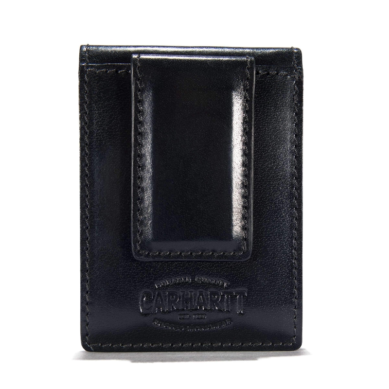 Black Men Carhartt Front Pocket Wallets | KJI-841950