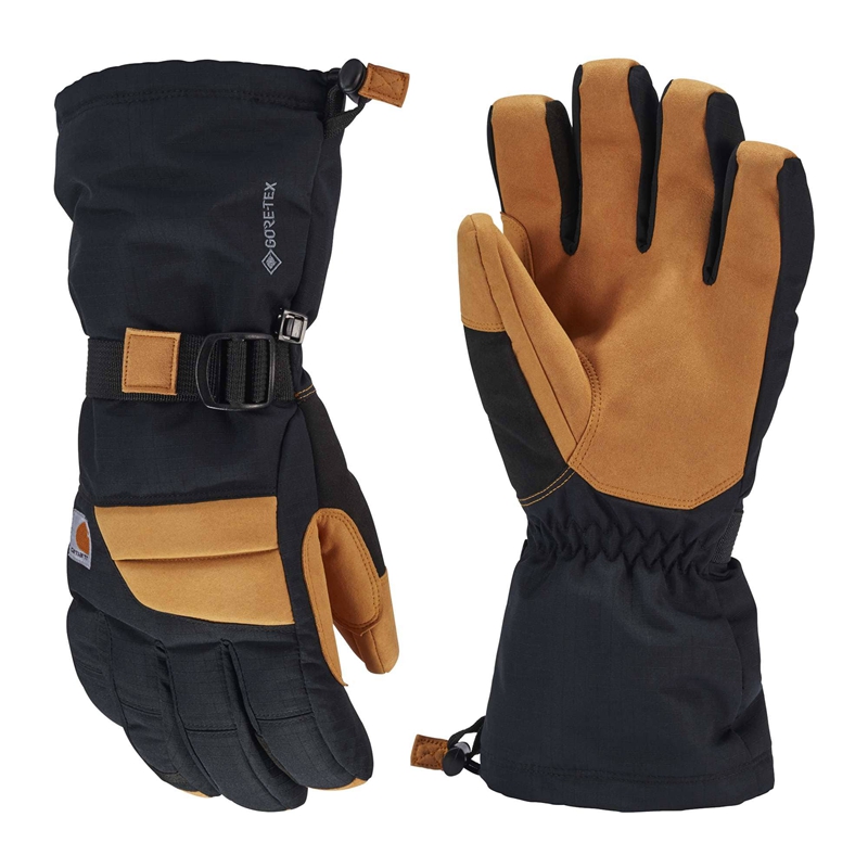 Black Men Carhartt GORE-TEX® Insulate Gauntlets Gloves | NSL-164378