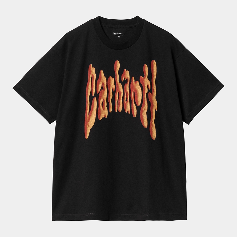 Black Men Carhartt Goo T-Shirt | JDS-154782