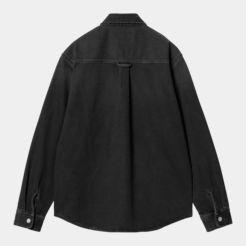 Black Men Carhartt Harvey Shirt Jackets | MIQ-561942