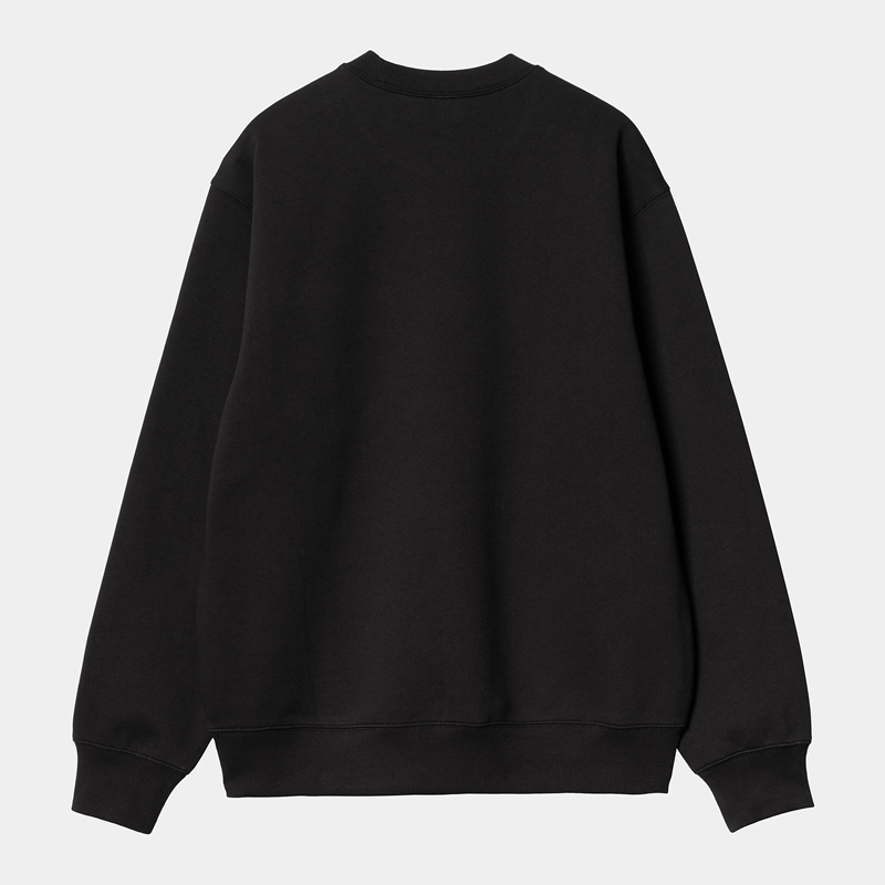 Black Men Carhartt Heart Train Pocket Sweatshirt | HQZ-194302