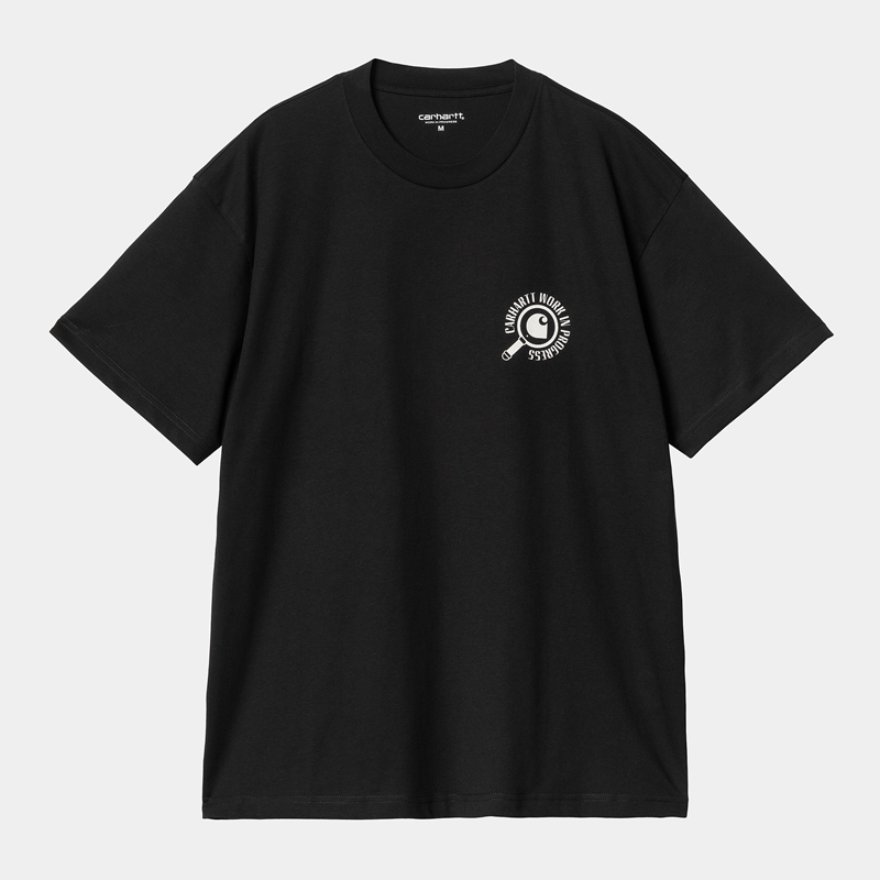 Black Men Carhartt Inspector T-Shirt | FAP-598071