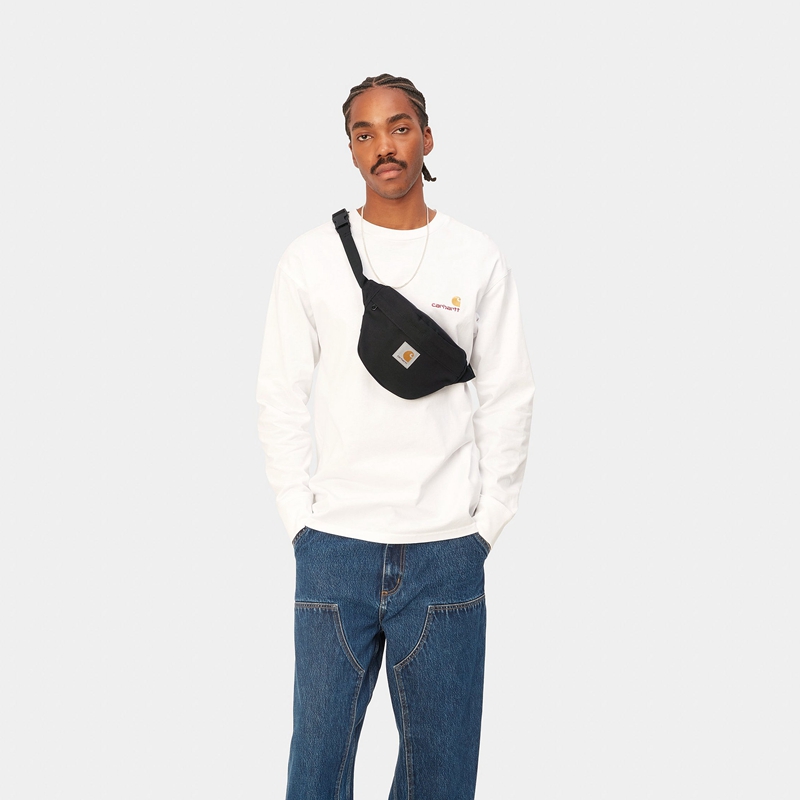 Black Men Carhartt Jake Hip Waist Bags | DNC-625970