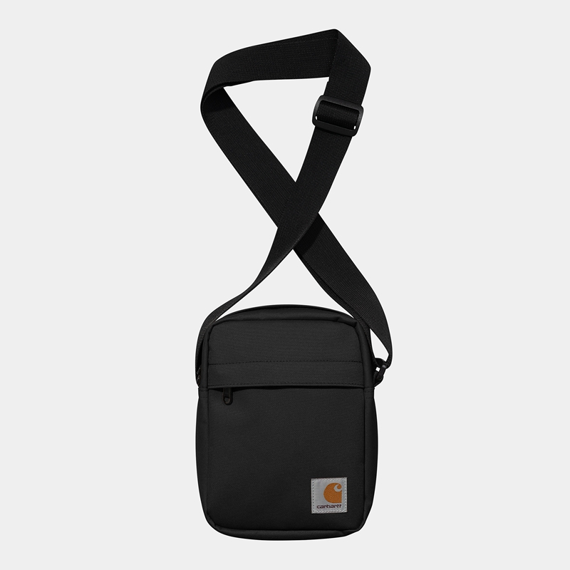 Black Men Carhartt Jake Shoulder Pouch Crossbody Bags | YEM-478165