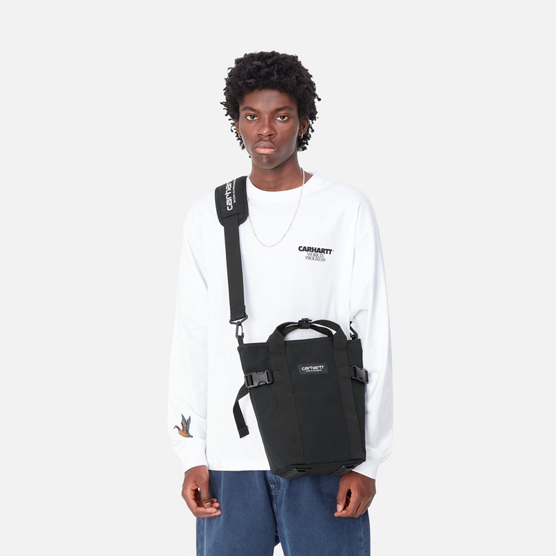 Black Men Carhartt Kayton Bag Small Crossbody Bags | ZGF-513279