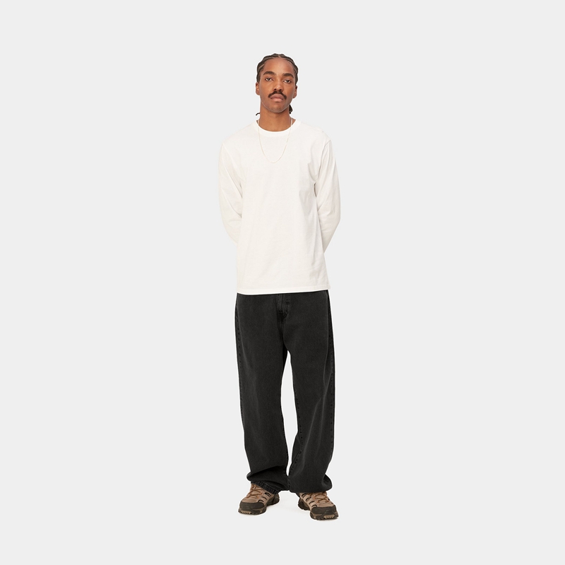 Black Men Carhartt Landon Pants | HPJ-627409