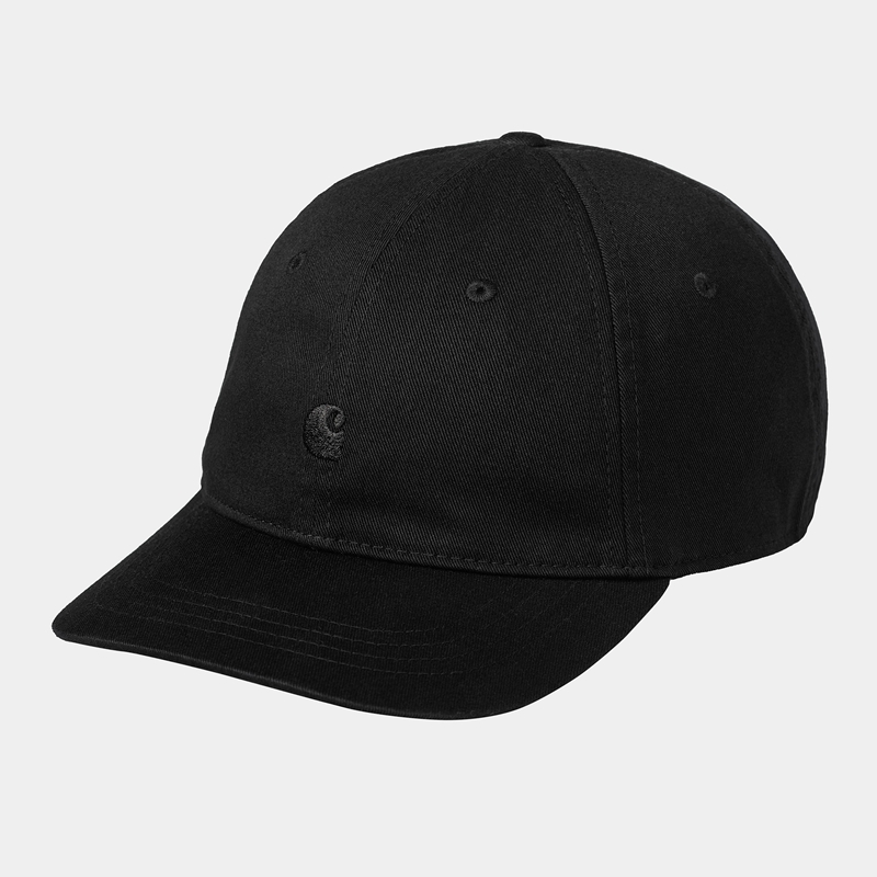 Black Men Carhartt Madison Logo Hats | DPT-829530