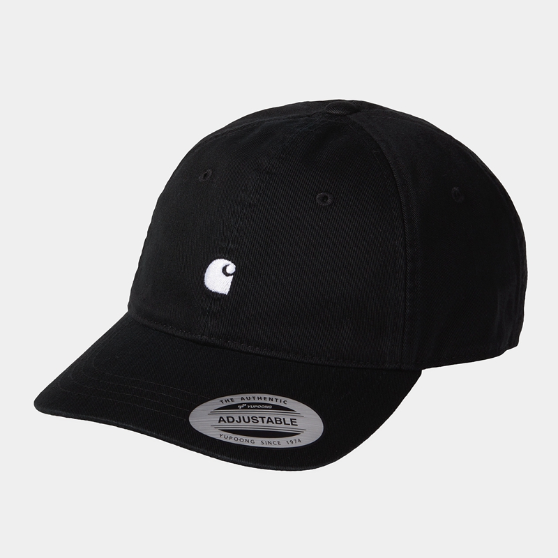 Black Men Carhartt Madison Logo Hats | XTY-732461