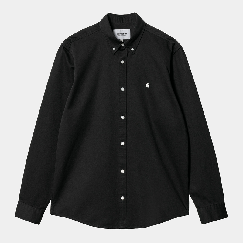 Black Men Carhartt Madison Shirts | KQX-485276