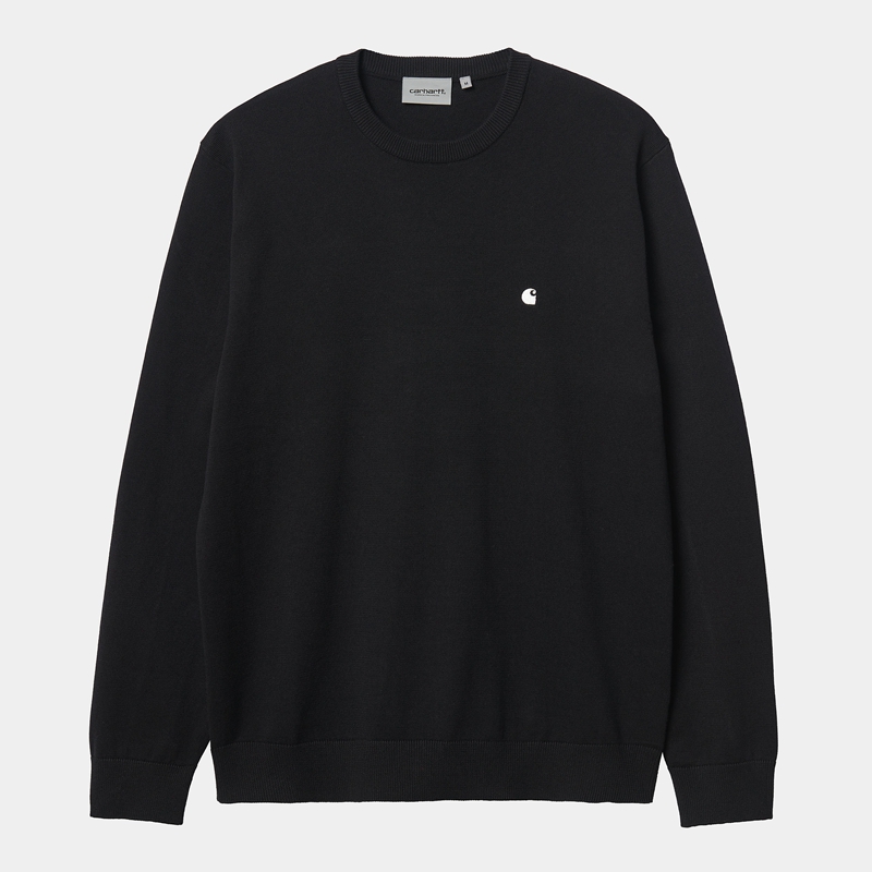 Black Men Carhartt Madison Sweatshirt | UOK-850612