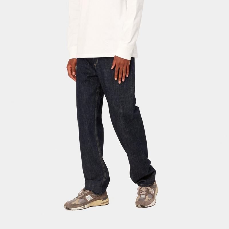 Black Men Carhartt Marlow Pants | YMA-042386