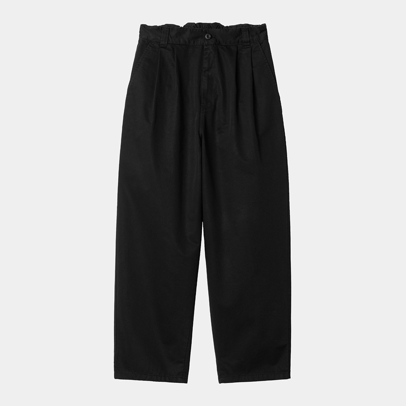 Black Men Carhartt Marv Pants | XMT-092641