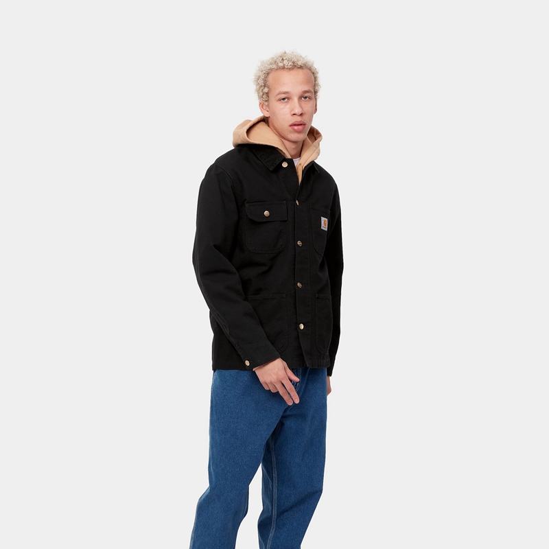 Black Men Carhartt Michigan Coats | QAZ-576430