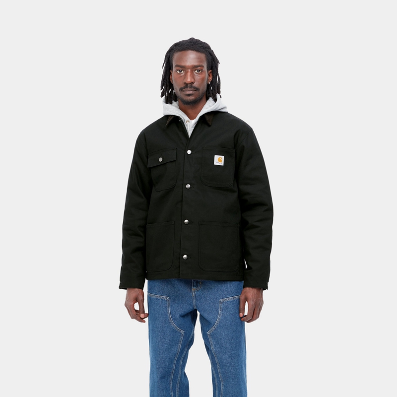 Black Men Carhartt Michigan Winter Jackets | VAB-374560