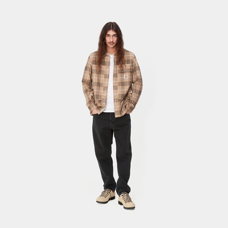 Black Men Carhartt Newel Pants | CYK-380169