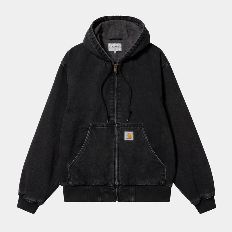 Black Men Carhartt OG Active Winter Jackets | QUI-937640