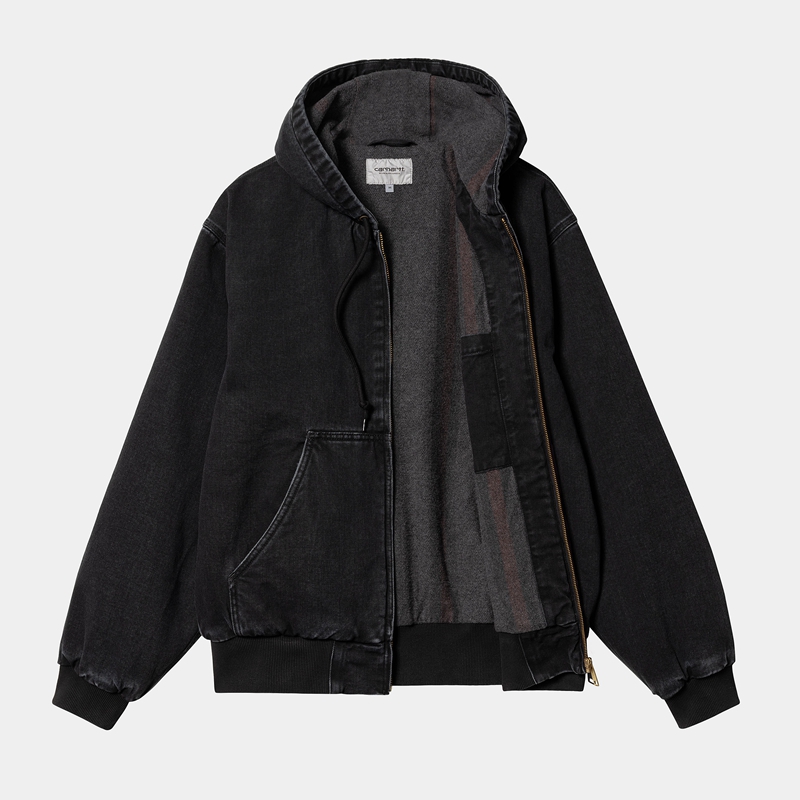 Black Men Carhartt OG Active Winter Jackets | QUI-937640