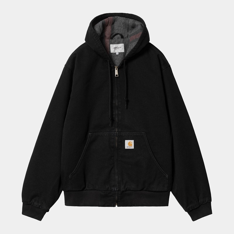 Black Men Carhartt OG Active Winter Jackets | DJT-517839