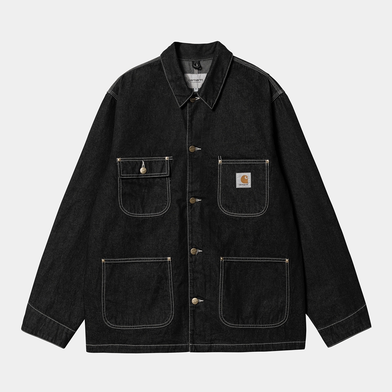 Black Men Carhartt OG Chore Coats | DWB-615870