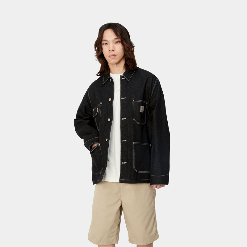 Black Men Carhartt OG Chore Coats | DWB-615870