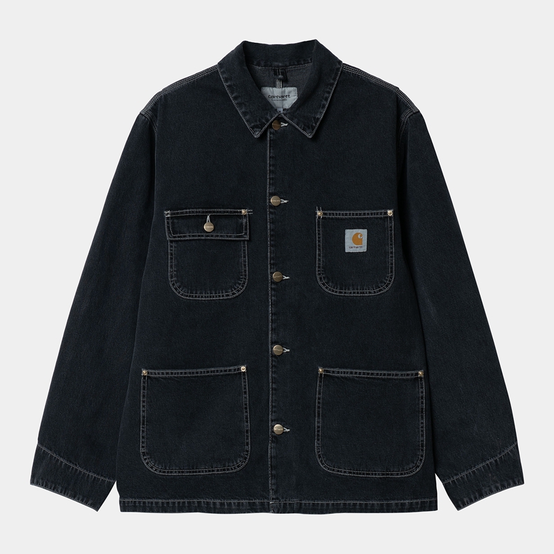 Black Men Carhartt OG Chore Coats | OFT-581604