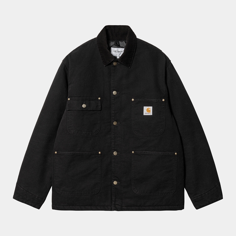 Black Men Carhartt OG Chore Coats | SGN-971056