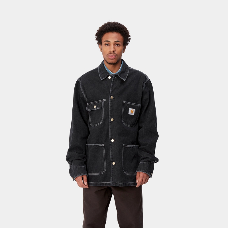 Black Men Carhartt OG Chore Coats | XKM-451069