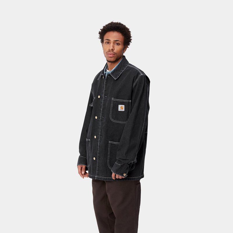 Black Men Carhartt OG Chore Coats | XKM-451069