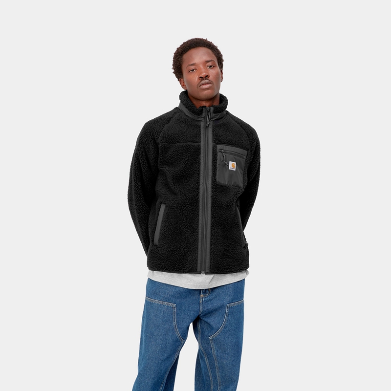 Black Men Carhartt Prentis Liner Jackets | OCT-206358