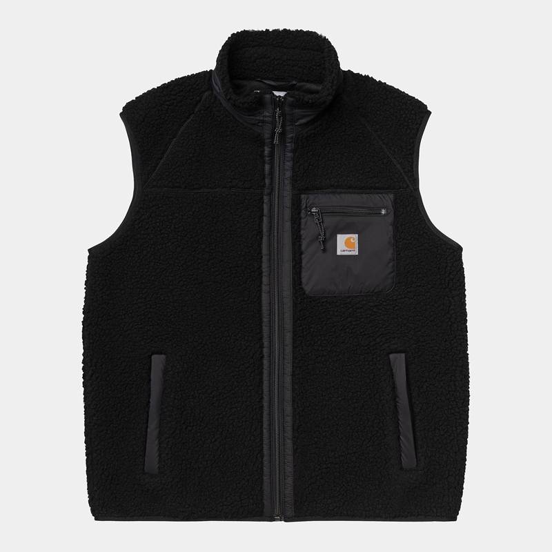 Black Men Carhartt Prentis Liner Vest | EBA-410532