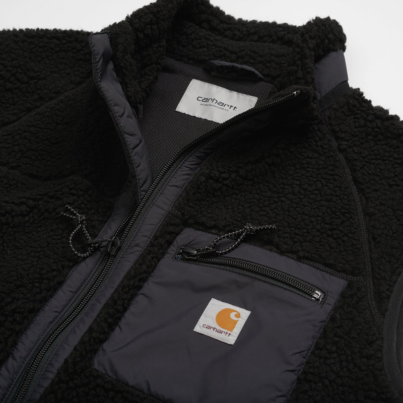 Black Men Carhartt Prentis Liner Vest | EBA-410532