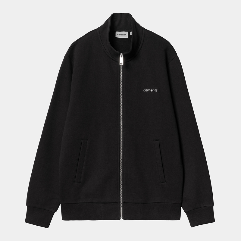 Black Men Carhartt Script Embroidery Jackets | RCY-968425