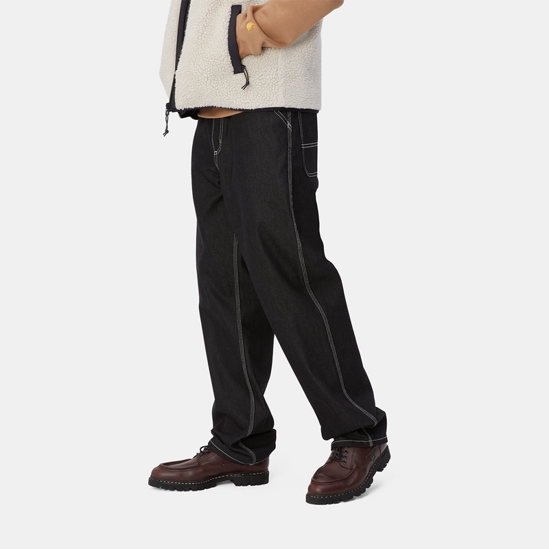 Black Men Carhartt Simple Pants | FAP-742638