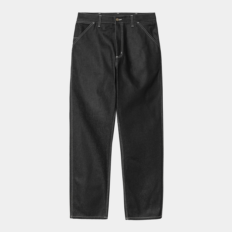 Black Men Carhartt Simple Pants | FAP-742638