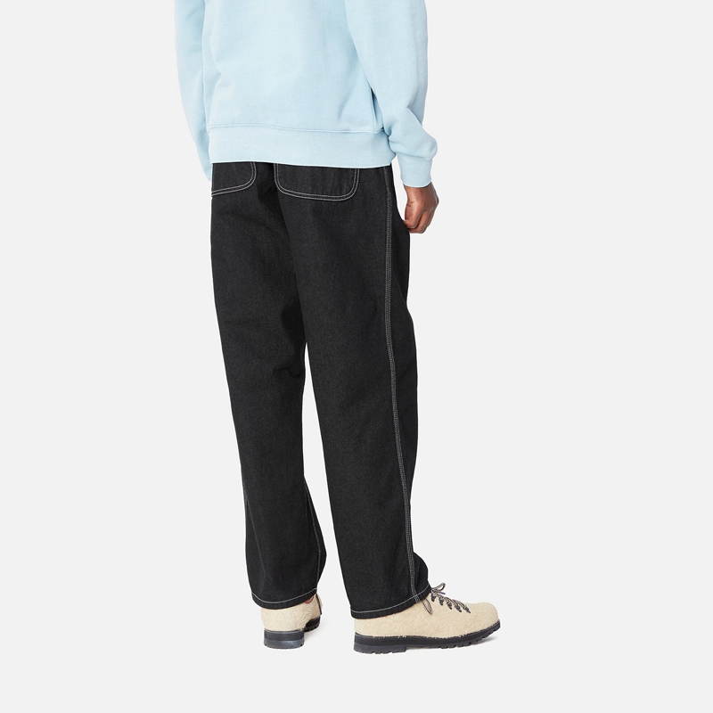 Black Men Carhartt Simple Pants | HCU-189407