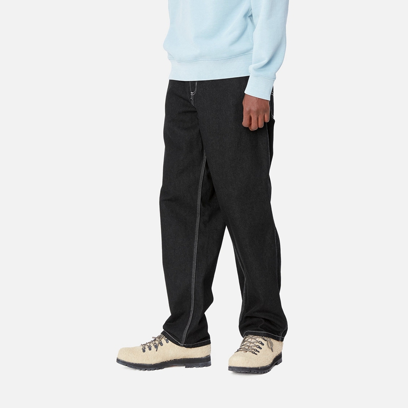 Black Men Carhartt Simple Pants | HCU-189407