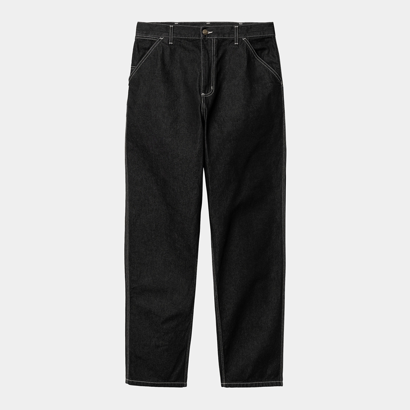 Black Men Carhartt Simple Pants | HCU-189407