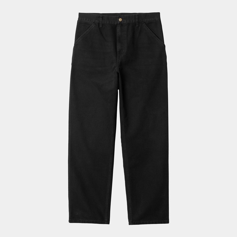 Black Men Carhartt Simple Pants | SHP-019542