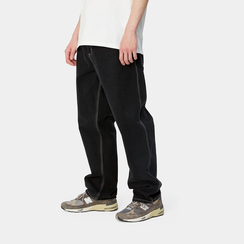 Black Men Carhartt Simple Pants | YQE-302148