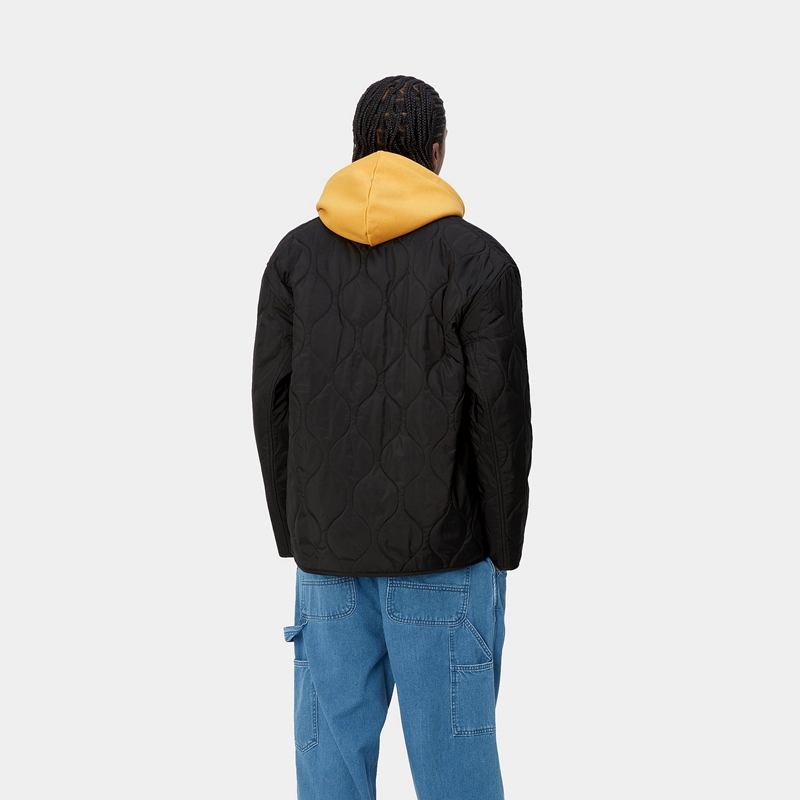 Black Men Carhartt Skyton Liner Jackets | SAF-178920